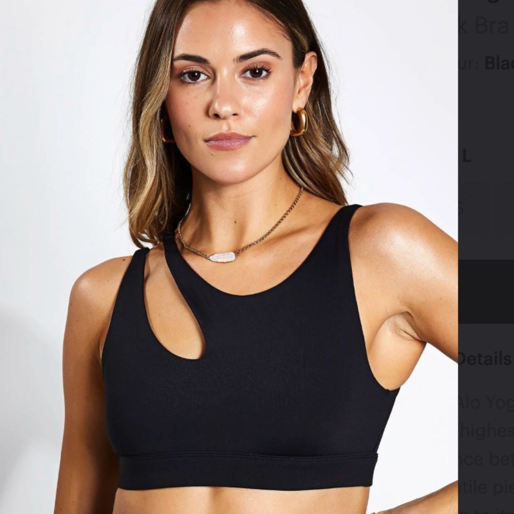 Alo Yoga Peak Bra Black
